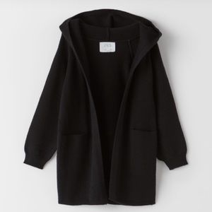 Zara Kids Hooded Knit Jacket
